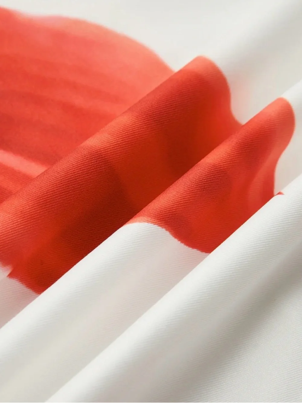 Commense White Maxi Dress with Bold Red Floral Design - Picture 6 of 7